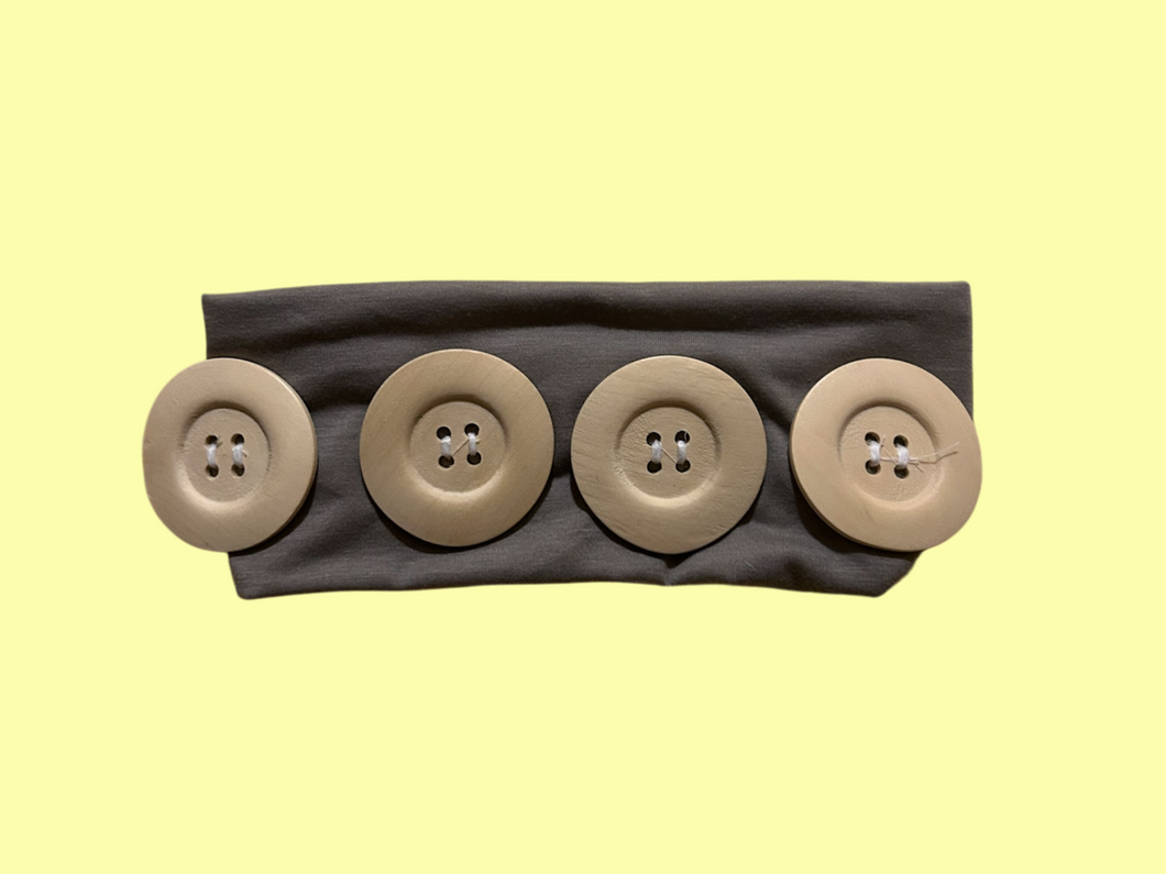 Button headband