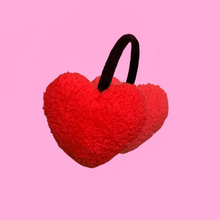 Load image into Gallery viewer, Heart earmuffs- Red
