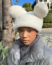 Load image into Gallery viewer, Bunny Beanie- White
